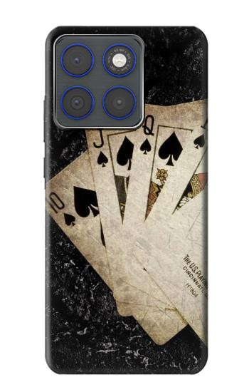 S3231 ヴィンテージロイヤルストレートフラッシュカード Vintage Royal Straight Flush Cards Motorola Edge 70 バックケース、フリップケース・カバー