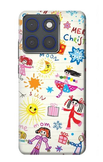 S3280 キッズ・ドローイング Kids Drawing Motorola Edge 70 バックケース、フリップケース・カバー