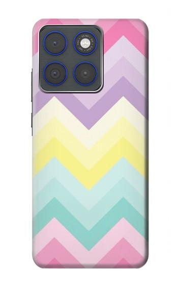 S3514 虹色ジグザグ Rainbow Zigzag Motorola Edge 70 バックケース、フリップケース・カバー