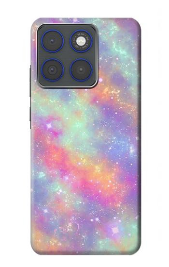 S3706 パステルレインボーギャラクシーピンクスカイ Pastel Rainbow Galaxy Pink Sky Motorola Edge 70 バックケース、フリップケース・カバー