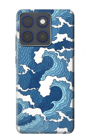 S3751 波のパターン Wave Pattern Motorola Edge 70 バックケース、フリップケース・カバー