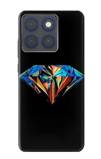 S3842 抽象的な カラフルな ダイヤモンド Abstract Colorful Diamond Motorola Edge 70 バックケース、フリップケース・カバー