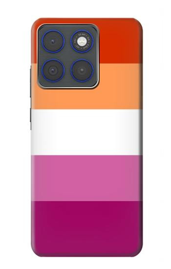 S3887 レズビアンプライドフラッグ Lesbian Pride Flag Motorola Edge 70 バックケース、フリップケース・カバー
