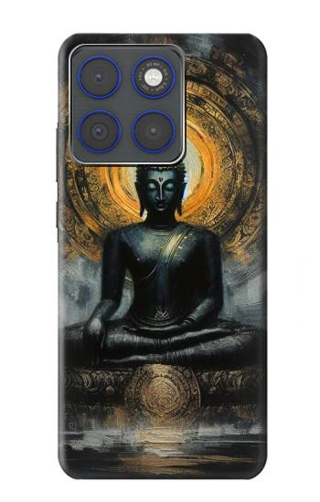 S3968 黒い仏陀 Black Buddha Motorola Edge 70 バックケース、フリップケース・カバー