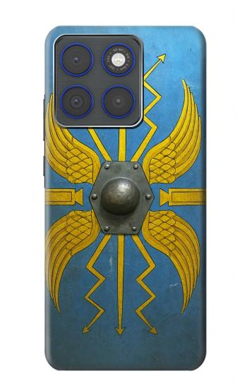 S4052 青いローマの盾 Blue Roman Shield Motorola Edge 70 バックケース、フリップケース・カバー