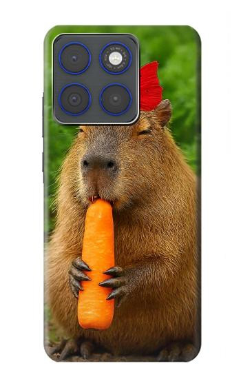 S4068 カピバラ蝶 Capybara Butterfly Motorola Edge 70 バックケース、フリップケース・カバー