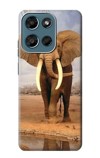 S0310 アフリカゾウ African Elephant Motorola Moto G (2026), G Play (2026) バックケース、フリップケース・カバー