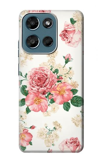 S1859 ローズ柄 Rose Pattern Motorola Moto G (2026), G Play (2026) バックケース、フリップケース・カバー