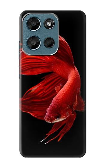 S2092 シャムと戦うサイアム Red Siamese Fighting Fish Motorola Moto G (2026), G Play (2026) バックケース、フリップケース・カバー