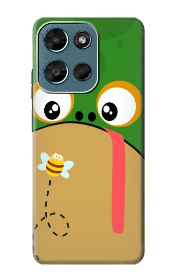 S2765 かわいいカエル ハチ 漫画 Frog Bee Cute Cartoon Motorola Moto G (2026), G Play (2026) バックケース、フリップケース・カバー