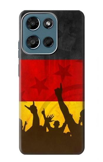S2966 ドイツサッカー Germany Football Soccer Flag Motorola Moto G (2026), G Play (2026) バックケース、フリップケース・カバー