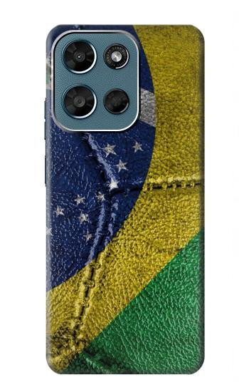 S3297 ブラジルの旗ビンテージフットボールのグラフィック Brazil Flag Vintage Football Graphic Motorola Moto G (2026), G Play (2026) バックケース、フリップケース・カバー