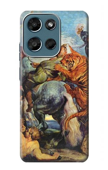 S3331 ピーター・ポール・ルーベンス・タイガー Peter Paul Rubens Tiger und Lowenjagd Motorola Moto G (2026), G Play (2026) バックケース、フリップケース・カバー