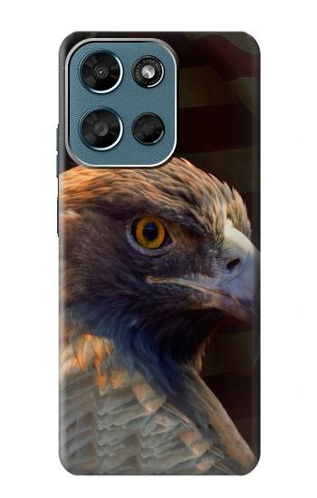 S3376 イーグルアメリカ国旗 Eagle American Flag Motorola Moto G (2026), G Play (2026) バックケース、フリップケース・カバー