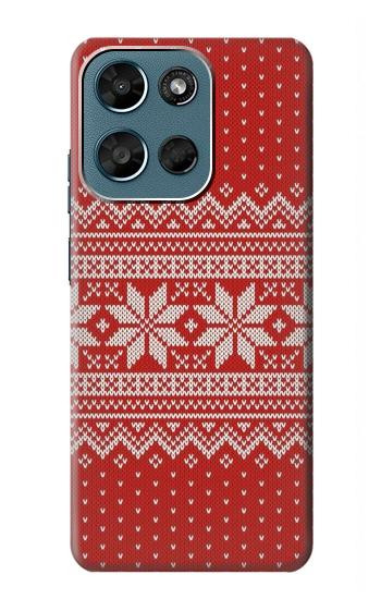 S3384 冬のシームレスな編み物パターン Winter Seamless Knitting Pattern Motorola Moto G (2026), G Play (2026) バックケース、フリップケース・カバー