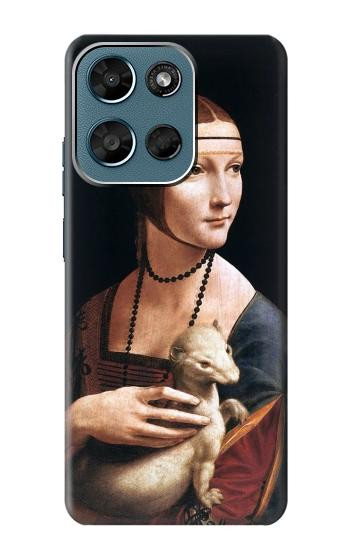 S3471 エルミン・レオナルド・ダ・ヴィンチ Lady Ermine Leonardo da Vinci Motorola Moto G (2026), G Play (2026) バックケース、フリップケース・カバー