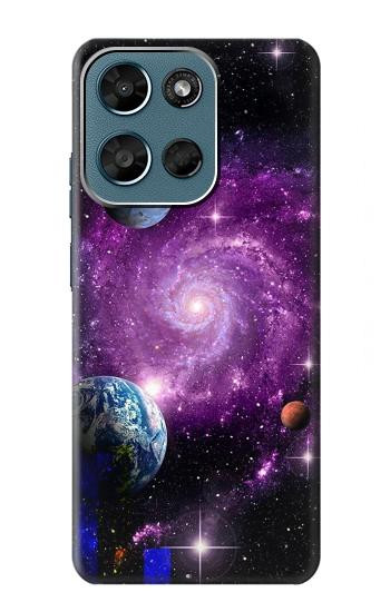 S3689 銀河宇宙惑星 Galaxy Outer Space Planet Motorola Moto G (2026), G Play (2026) バックケース、フリップケース・カバー