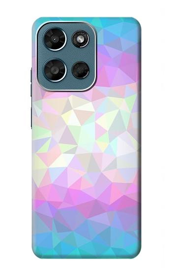 S3747 トランスフラッグポリゴン Trans Flag Polygon Motorola Moto G (2026), G Play (2026) バックケース、フリップケース・カバー