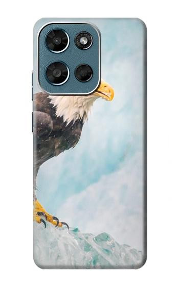 S3843 白頭ワシと氷 Bald Eagle On Ice Motorola Moto G (2026), G Play (2026) バックケース、フリップケース・カバー
