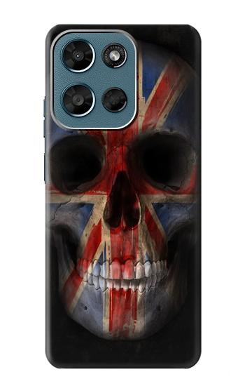 S3848 イギリスの旗の頭蓋骨 United Kingdom Flag Skull Motorola Moto G (2026), G Play (2026) バックケース、フリップケース・カバー