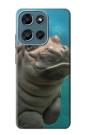 S3871 かわいい赤ちゃんカバ カバ Cute Baby Hippo Hippopotamus Motorola Moto G (2026), G Play (2026) バックケース、フリップケース・カバー
