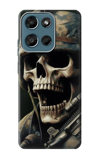 S4017 スカル ソルジャー Skull Soldier Motorola Moto G (2026), G Play (2026) バックケース、フリップケース・カバー