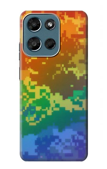 S4047 LGBTQカモフラージュ LGBTQ Camouflage Motorola Moto G (2026), G Play (2026) バックケース、フリップケース・カバー