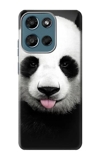 S4049 舌を出した可愛いパンダ Cute Panda Stick Out Tongue Motorola Moto G (2026), G Play (2026) バックケース、フリップケース・カバー