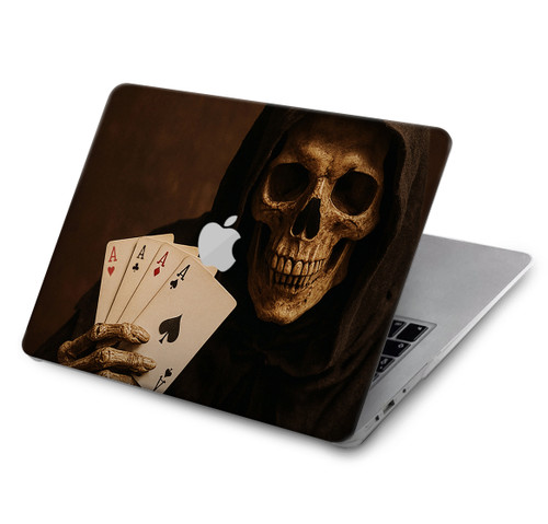 S3994 死神ポーカー勝利 Grim Reaper Poker Win MacBook Air 15″ (2023,2024,2025) - A2941, A3114, 3241 ケース・カバー