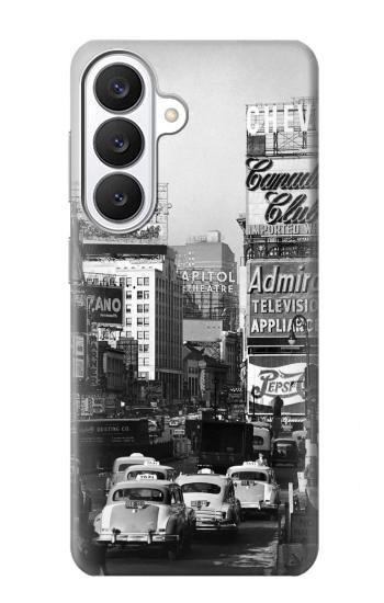 S0182 ヴィンテージ 古いニューヨーク Old New York Vintage Samsung Galaxy S26 バックケース、フリップケース・カバー