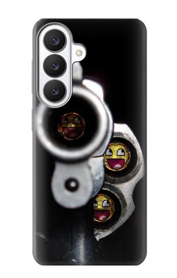 S1109 笑み 弾丸 銃 Smile Bullet Gun Samsung Galaxy S26 バックケース、フリップケース・カバー