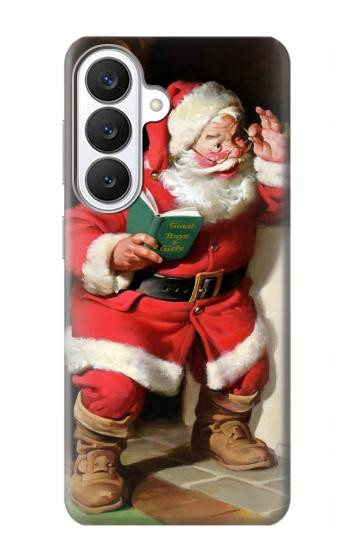 S1417 サンタクロースメリークリスマス Santa Claus Merry Xmas Samsung Galaxy S26 バックケース、フリップケース・カバー