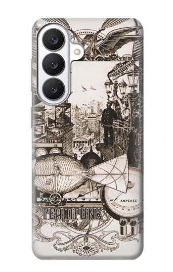 S1681 スチームパンク 図面 Steampunk Drawing Samsung Galaxy S26 バックケース、フリップケース・カバー