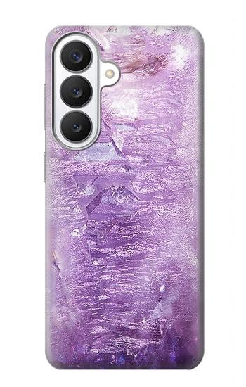 S2690 アメジスト結晶グラフィックプリント Amethyst Crystals Graphic Printed Samsung Galaxy S26 バックケース、フリップケース・カバー