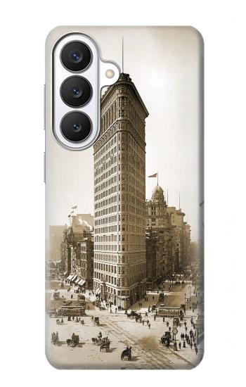 S3046 ニューヨーク フラットアイアンビル Old New York Flatiron Building Samsung Galaxy S26 バックケース、フリップケース・カバー