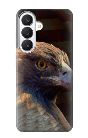 S3376 イーグルアメリカ国旗 Eagle American Flag Samsung Galaxy S26 バックケース、フリップケース・カバー