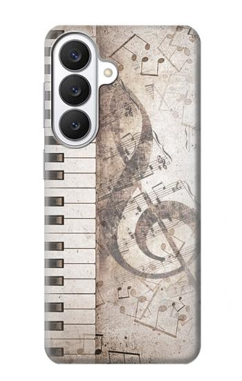 S3390 音符 Music Note Samsung Galaxy S26 バックケース、フリップケース・カバー