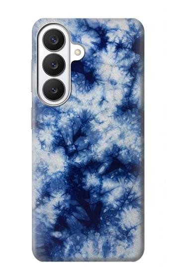 S3439 インディゴタイダイ Fabric Indigo Tie Dye Samsung Galaxy S26 バックケース、フリップケース・カバー
