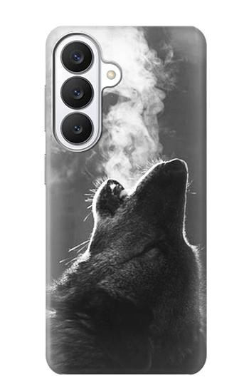 S3505 オオカミ Wolf Howling Samsung Galaxy S26 バックケース、フリップケース・カバー