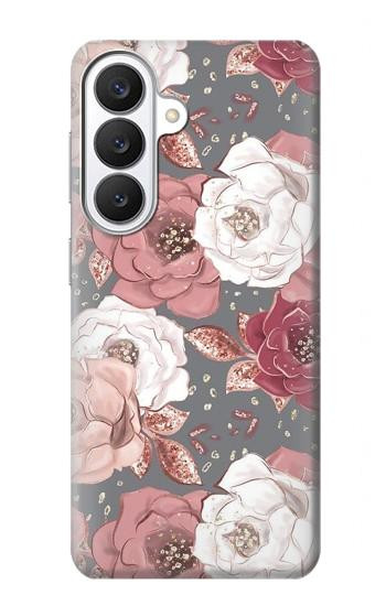S3716 バラの花柄 Rose Floral Pattern Samsung Galaxy S26 バックケース、フリップケース・カバー