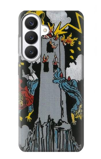 S3745 タロットカードタワー Tarot Card The Tower Samsung Galaxy S26 バックケース、フリップケース・カバー