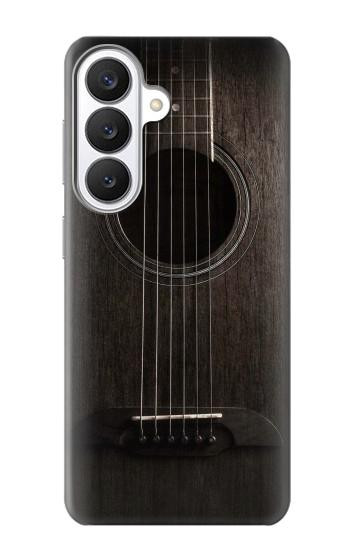 S3834 ブラックギター Old Woods Black Guitar Samsung Galaxy S26 バックケース、フリップケース・カバー