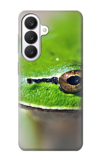 S3845 緑のカエル Green frog Samsung Galaxy S26 バックケース、フリップケース・カバー