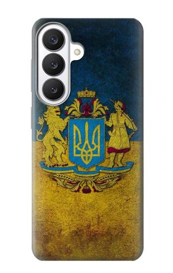 S3858 ウクライナ ヴィンテージ旗 Ukraine Vintage Flag Samsung Galaxy S26 バックケース、フリップケース・カバー