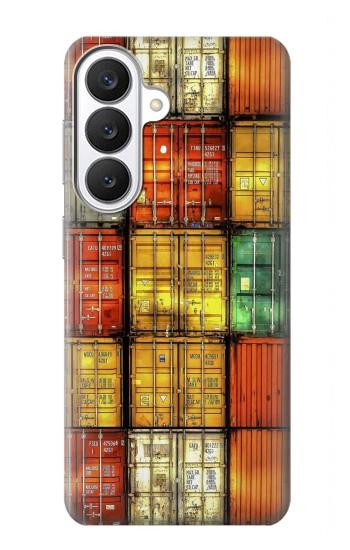 S3861 カラフルなコンテナ ブロック Colorful Container Block Samsung Galaxy S26 バックケース、フリップケース・カバー