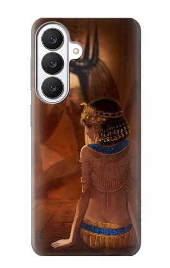 S3919 エジプトの女王クレオパトラ・アヌビス Egyptian Queen Cleopatra Anubis Samsung Galaxy S26 バックケース、フリップケース・カバー