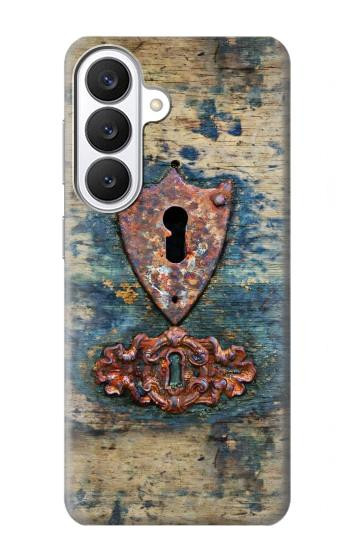 S3955 ヴィンテージ鍵穴ウェザードア Vintage Keyhole Weather Door Samsung Galaxy S26 バックケース、フリップケース・カバー