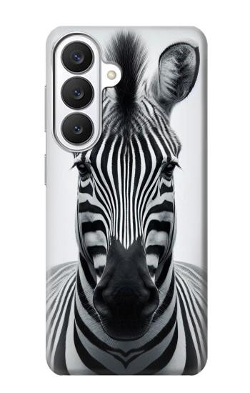 S4027 シマウマ Zebra Samsung Galaxy S26 バックケース、フリップケース・カバー