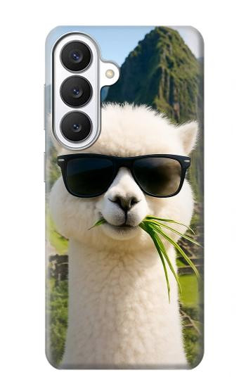 S4069 アルパカのサングラス Alpaca Sunglasses Samsung Galaxy S26 バックケース、フリップケース・カバー