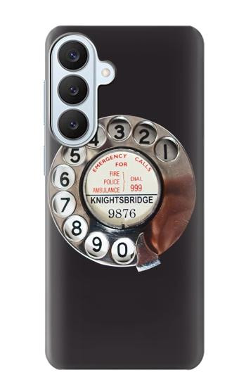 S0059 レトロなダイヤル式の電話ダイヤル Retro Rotary Phone Dial On Samsung Galaxy S26 Plus バックケース、フリップケース・カバー